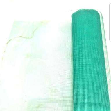 Kain kasa nyamuk nilon/ nylon, kawat nyamuk nilon/ nylon warna hijau