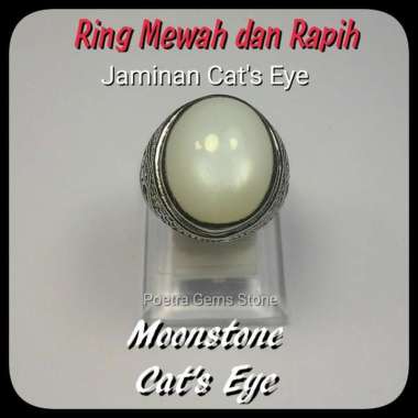 BATU CINCIN MOONSTONE CAT S EYE RING 9