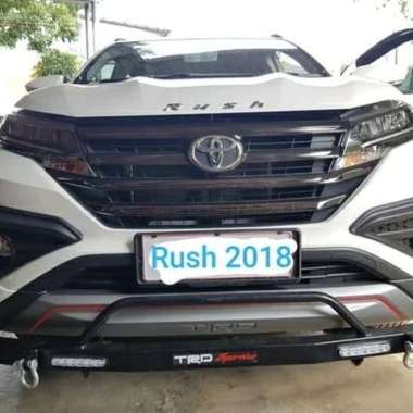 towing/tanduk besi pengaman bemper depan all new rush 2018
