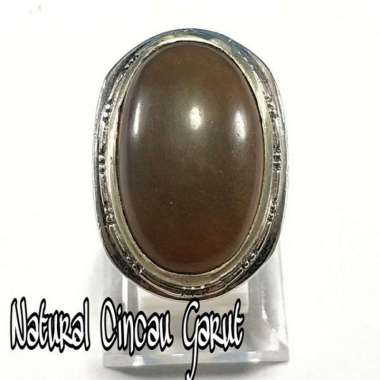 CINCIN NATURAL BATU AKIK HIJAU CINCAU GARUT