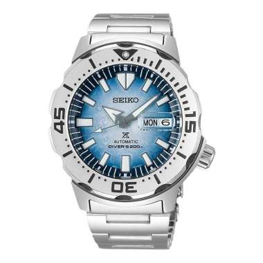 Jam Tangan Pria Seiko Prospex SRPG57K1 Save The Ocean Penguin Monster Automatic St. Steel Strap Spec