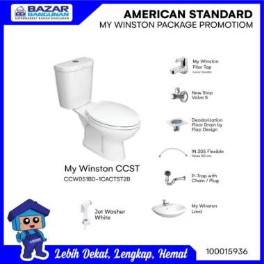 Ready PAKET CLOSET KLOSET TOILET DUDUK AMERICAN STANDARD MY WINSTON NO. 2