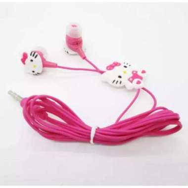 Headset karakter doraemon dan hello kitty keren Hello Kitty