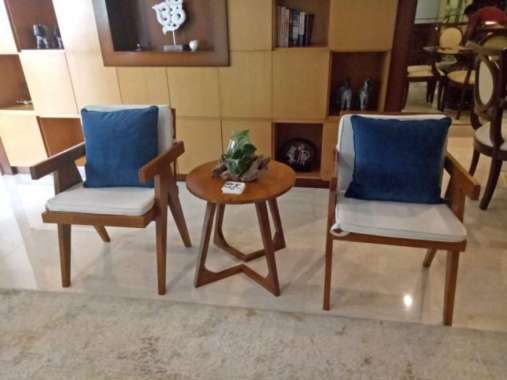Kursi & Meja Teras 1 set / Outdoor / Kursi Cafe Minimalis