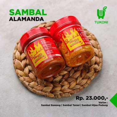 Sambal Bawang/ Sambal Trasi Botol/ Warung Presto Alamanda Sambal bawang