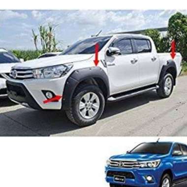 Over Fender for Hilux Revo Black