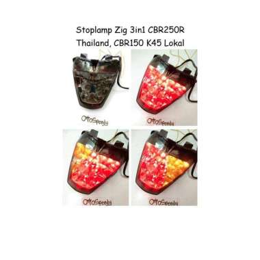 Stoplamp Zig 3In1 Cbr 150 Fi Cbu Thailand Single Eyes Cbr 250R Cbr150