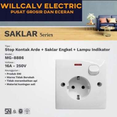 MORGEN STOP KONTAK PLUS SAKLAR MG-8886