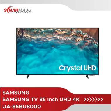 LED TV 85 Inch Samsung 4K UHD Smart TV UA-85BU8000 UA85BU8000