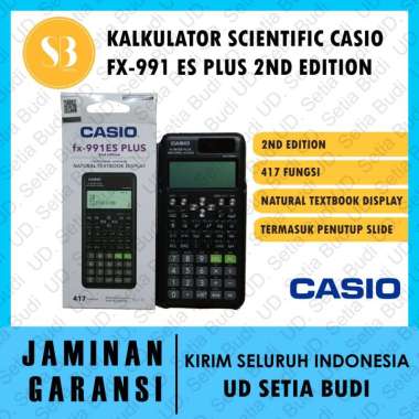Kalkulator Scientific CASIO FX-991ES Plus 2nd edition Asli dan Bergaransi