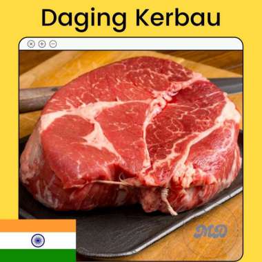 Daging Kerbau Premium 1 Kg Tanpa Tulang Import dari India Kualitas Premium / Buffalo Meat / Steak Ke