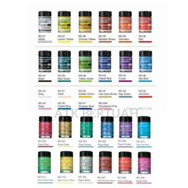 SIMBALION POSTER COLOR CAT AIR BOTOL KACA Pearl