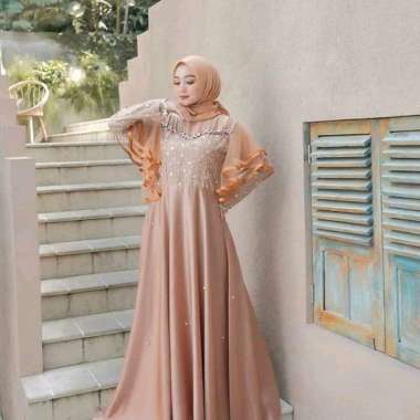 Ratu dress dress wanita gamis pesta baju muslim perempuan gaun pesta muslim dress muslim gamis bruka