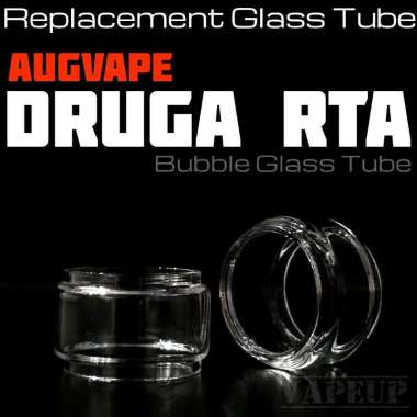BUBBLE GLASS TUBE for DRUGA RTA kaca druga RTA vapeup LURUS STRAIGHT
