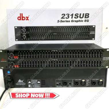 Equaliser DBX 231 Plus Output Subwoofee Grade A Equalizer dbx 231Sub