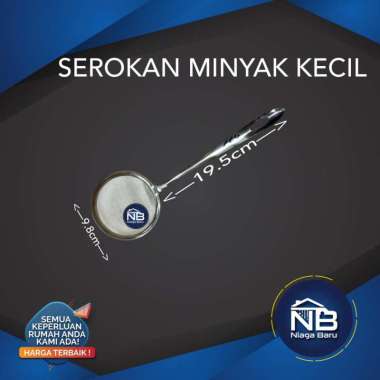 Saringan Minyak Saringan Gorengan Serokan Stainless Kecil