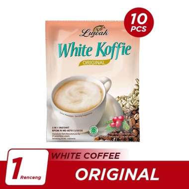 Promo Harga Luwak White Koffie Original per 10 sachet 20 gr - Blibli