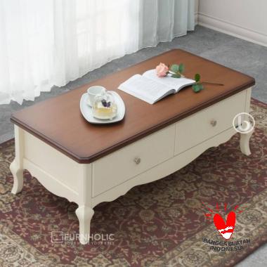 Ifurnholic Baroque Sofa Table - BROWN Jawa Timur