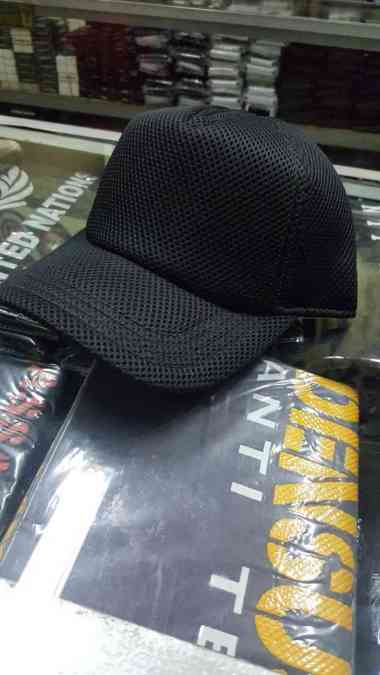 topi jaring polos | topi polos Hitam