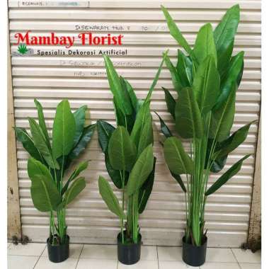 Bunga Plastik/pohon pisang/pisang/artificial/bunga hias plastik