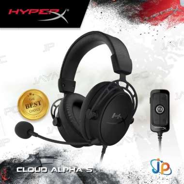 Headphone Gaming Kingston HyperX Cloud Alpha S 7.1 - Headset Hyper X hitam