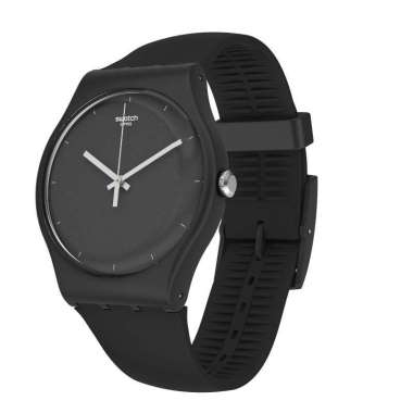 Swatch SO32B106 THINK TIME BLACK Original & Garansi