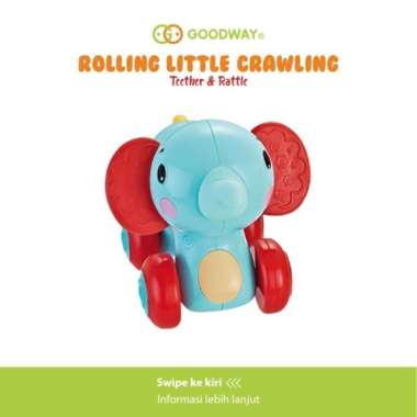 Goodway Rolling Animal Series Mainan Edukasi Anak Bayi Model Hewan Elephant