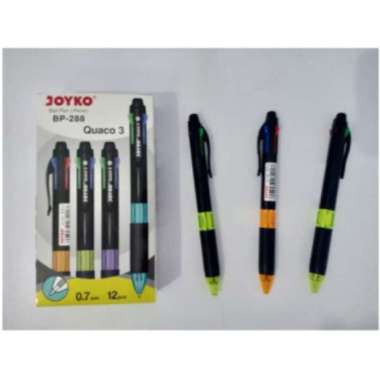 Pulpen Joyko JOYKO QUACO 3 BP-288 - 4 Warna