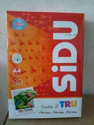 Kertas HVS Sidu A4 80 Gr