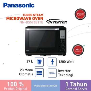 PANASONIC NNDS596 Inverter Microwave Oven With Steam 27 Liter 1200 Watt NN DS596BTTE