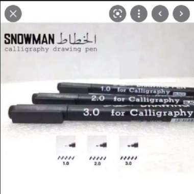 SNOWMAN 700 Calligraphy Pen / Pulpen Kaligrafi / Drawing - Calligraphy 1.0 2.0 3.0 Snowman 3.0