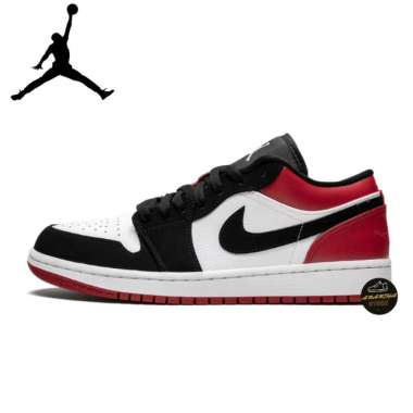 Jual Nike Air Jordan 1 Low Black Toe Blacktoe Online Terbaru Mei 2022 -  Blibli