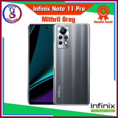 Infinix Note 11 Pro Ram 8GB Rom / Internal 128GB - Garansi Resmi Gray