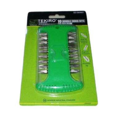 Mata Obeng Angin Set 10pcs  Tekiro PH1 PH2 (++) || DOUBLE ENDED SCREWDRIVER BITS SET 10 PCS || TEKIR