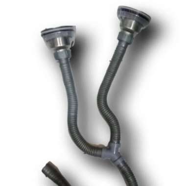 AFUR SELANG PEMBUANGAN BAK CUCI PIRING KITCHEN SINK WASTAFEL 2 LUBANG TANPA OVERFLOW