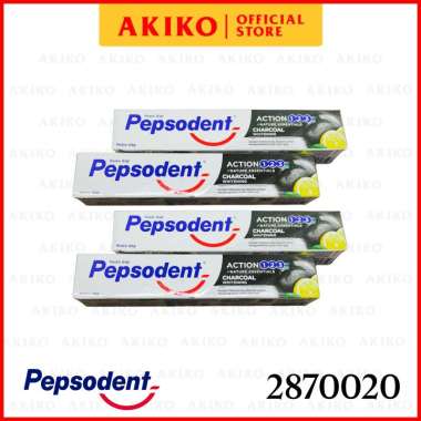 Promo Harga PEPSODENT Pasta Gigi Action 123 Charcoal 65 gr - Blibli