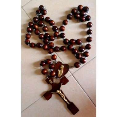 Rosario Dinding Kayu Kawat Besar 2,5cm - Rosario Dinding