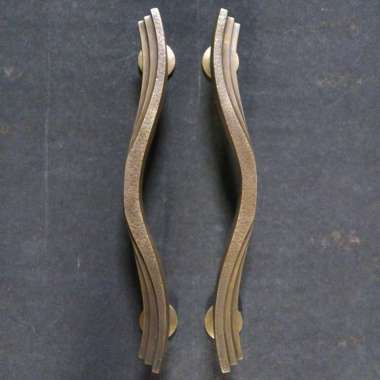 Handle Pintu Kuningan / Brass Door Pull - Kipas 02