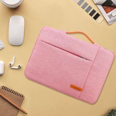 Lenovo Ideapad D330 10.1 Sleeve Tas Pouch OLA Cover HAND BAG LEATHER LD pink