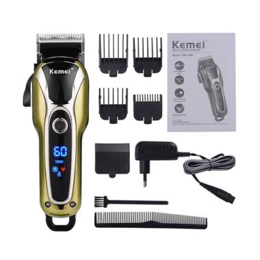 Jual Kemei Km 1990 Alat Cukur Rambut Turbo Hair Clipper Cordless Original Online Agustus 2020 Blibli Com