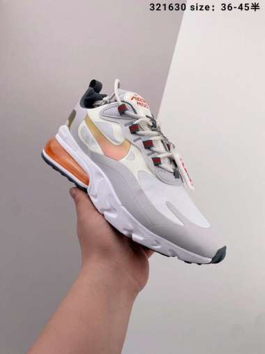 nike 270 react grey and black