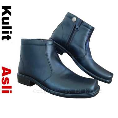 Sepatu Kulit Asli Sepatu Pria Boots Model Brodo Kulit asli garut 41