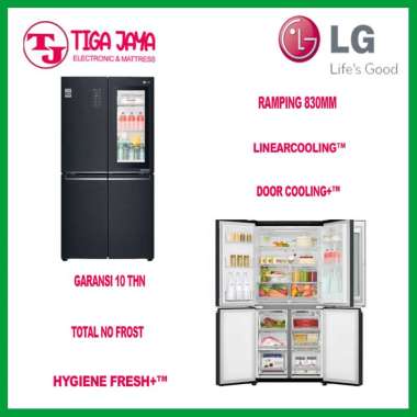 LG GC-Q22FTQKL GCQ22FTQKL 595 L LINEAR COMPRESSOR PROMO KULKAS 4 PINTU