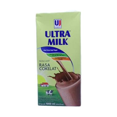Promo Harga Ultra Milk Susu UHT Coklat 1000 ml - Blibli