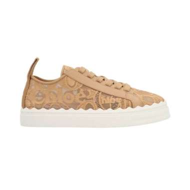 chloe beige trainers
