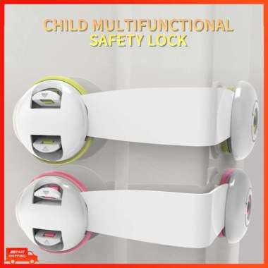 baby lock 10x Child Baby Toddler Care Safety Lock Straps for Door Fridge Box Wardrobe 