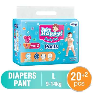 Promo Harga Baby Happy Body Fit Pants L20 20 pcs - Blibli