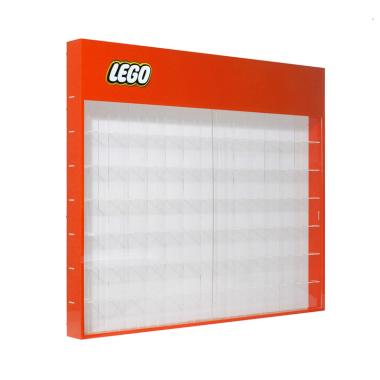 Rak LEGO Minifigures Header isi 98 akrilik - Orange