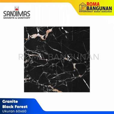 GRANIT / GRANITE LANTAI DINDING SANDIMAS BLACK FOREST 60X60 80x80