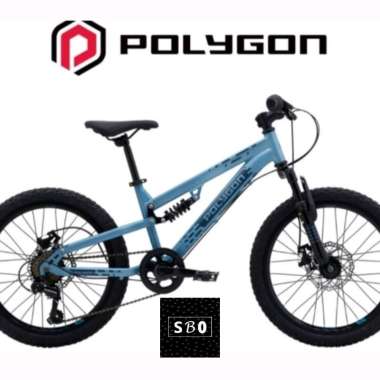 Sepeda MTB 20 Inch Polygon Rapid Dual Suspension Terbaru
